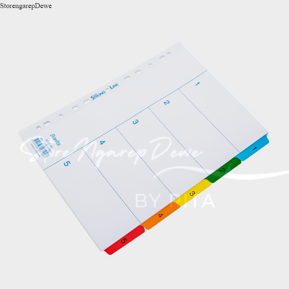 

Bantex Strongline Indexes A4 5 Pages #6235 00 real produk bantex asli seperti gambar
