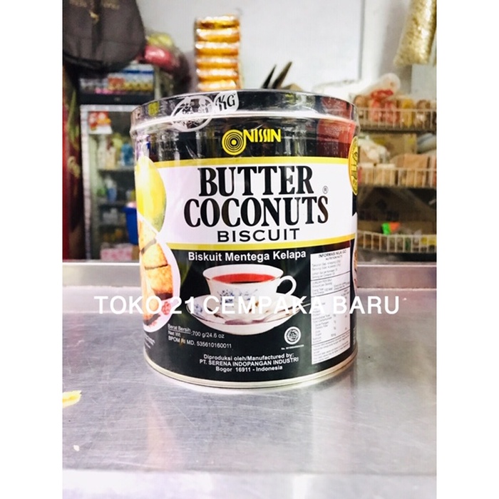 

Nissin Butter Coconuts Kaleng 650 gram | Biskuit Nissin Murah 650g