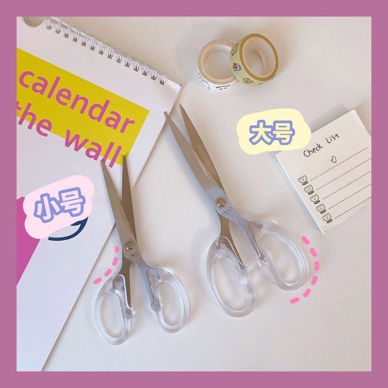 

Gunting tajam transparan lucu - style korea - aesthetic [thehanscorner]