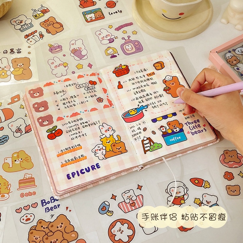 

Stiker 100 Lembar BOBO MOMO | Stiker Box isi 100 lembar | Stiker Lucu Murah [thehanscorner] 3