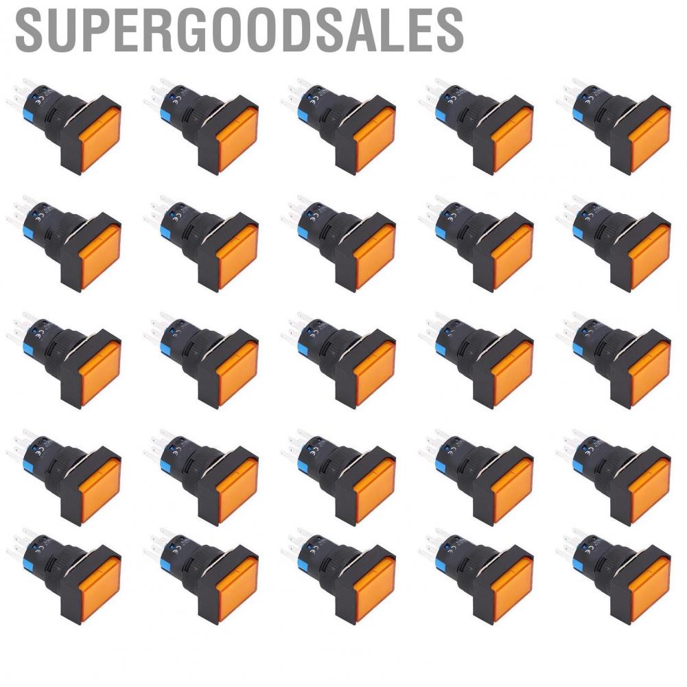 Supergoodsales Momentary Push Button Switch  Self Locking Long Life for Electricity