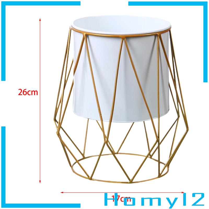 [HOMYL2] Holder Pot Bunga Stand Planter Bahan Metal Untuk Dekorasi Indoor Outdoor Pernikahan
