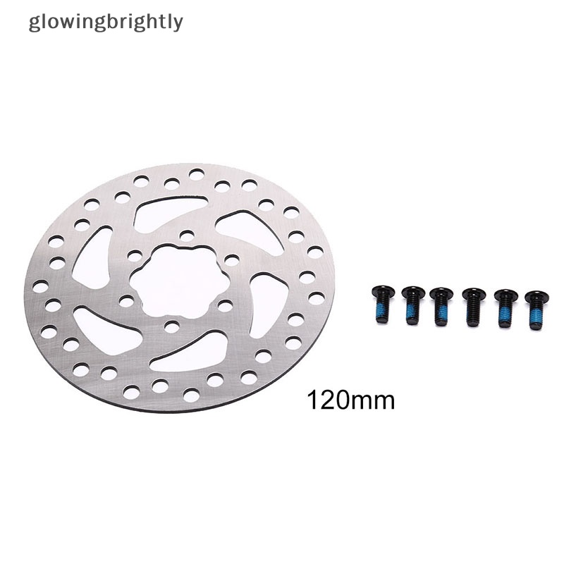 [glowingbrightly] Disc rotor stainless steel 120mm Untuk Sepeda mountain road cruiser Sepeda parts TFX