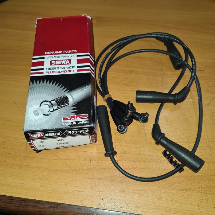 SPAREPART OTOMOTIF- Kabel Busi Toyota Starlet 1.3/EP81 Seiwa Japan -KOMPONEN AKSESORIS