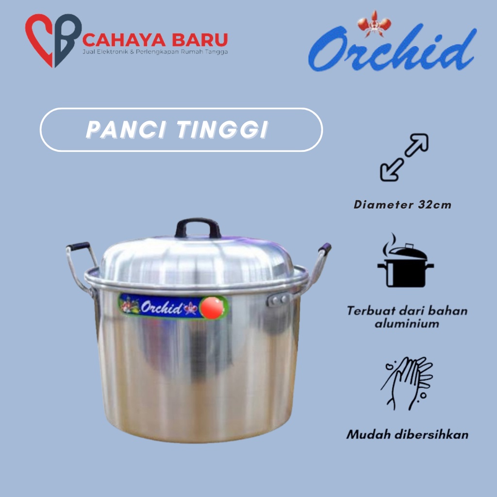 ORCHID PANCI TINGGI 32CM