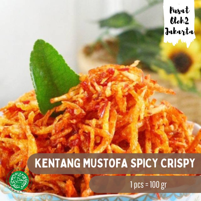 

Kentang Mustofa Teri Kacang Keripik Kentang Dapoer Bekate Spicy Crispy