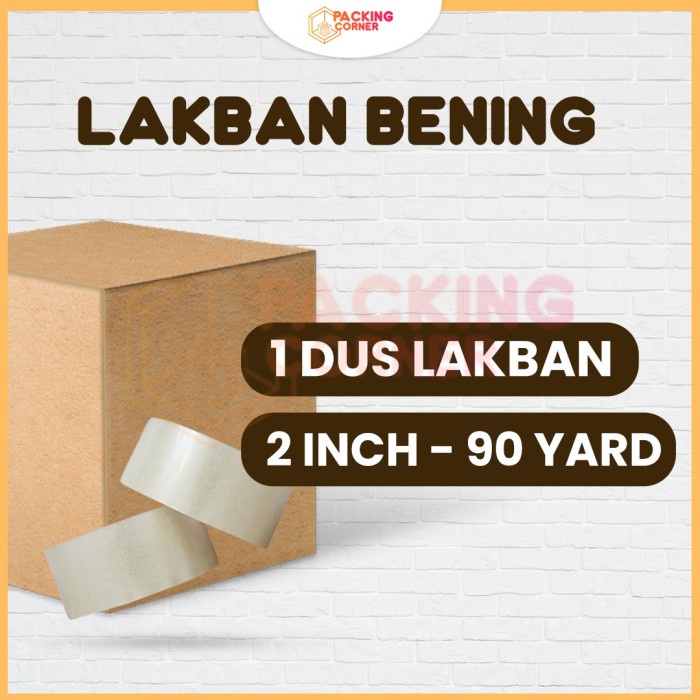 

LAKBAN SOLATIP BENING 2 inch 45 mm x 90 yard MURAH 1 Dus GOJEK / GRAB - 90yard - 70m, GRAB/GOJEK