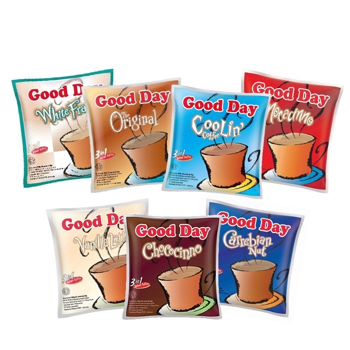 

Good Day Kopi All Variant Renceng isi 10 x @20gr