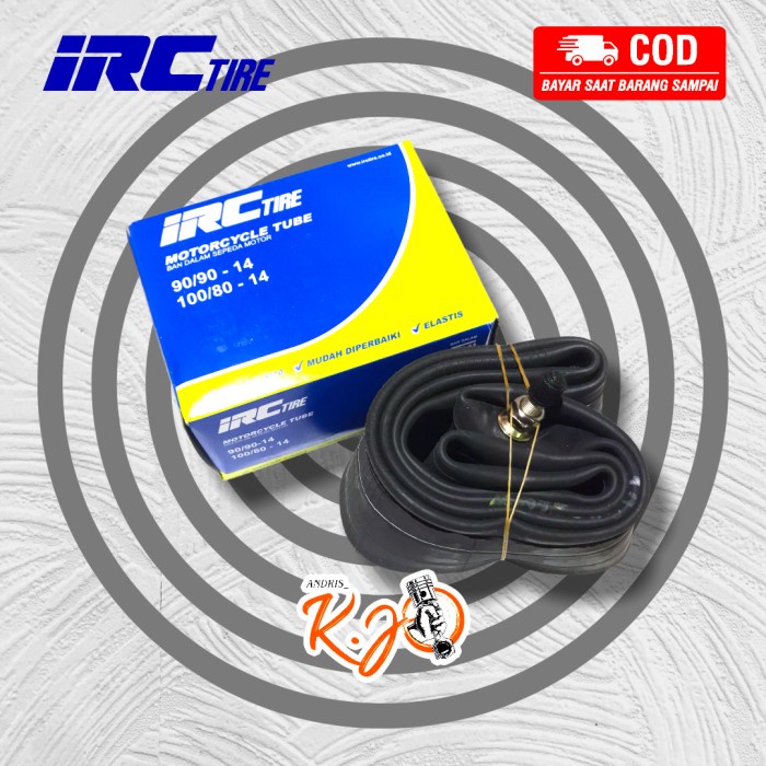 Ban dalam dalem IRC Matic Ring 14 untuk ban ukuran 80/90 70/90 90/90 - 70/90, ring 14