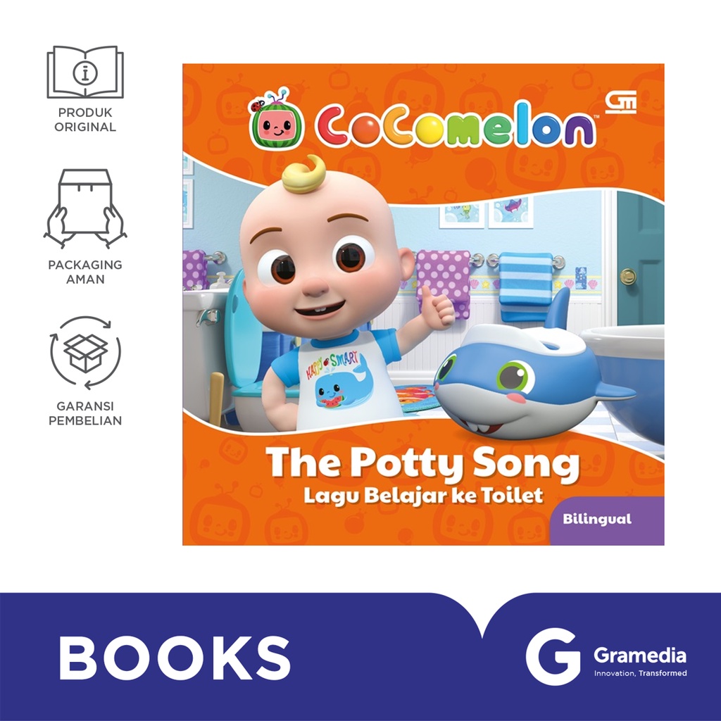 Buku CoComelon The Potty Song Lagu Belajar ke Toilet