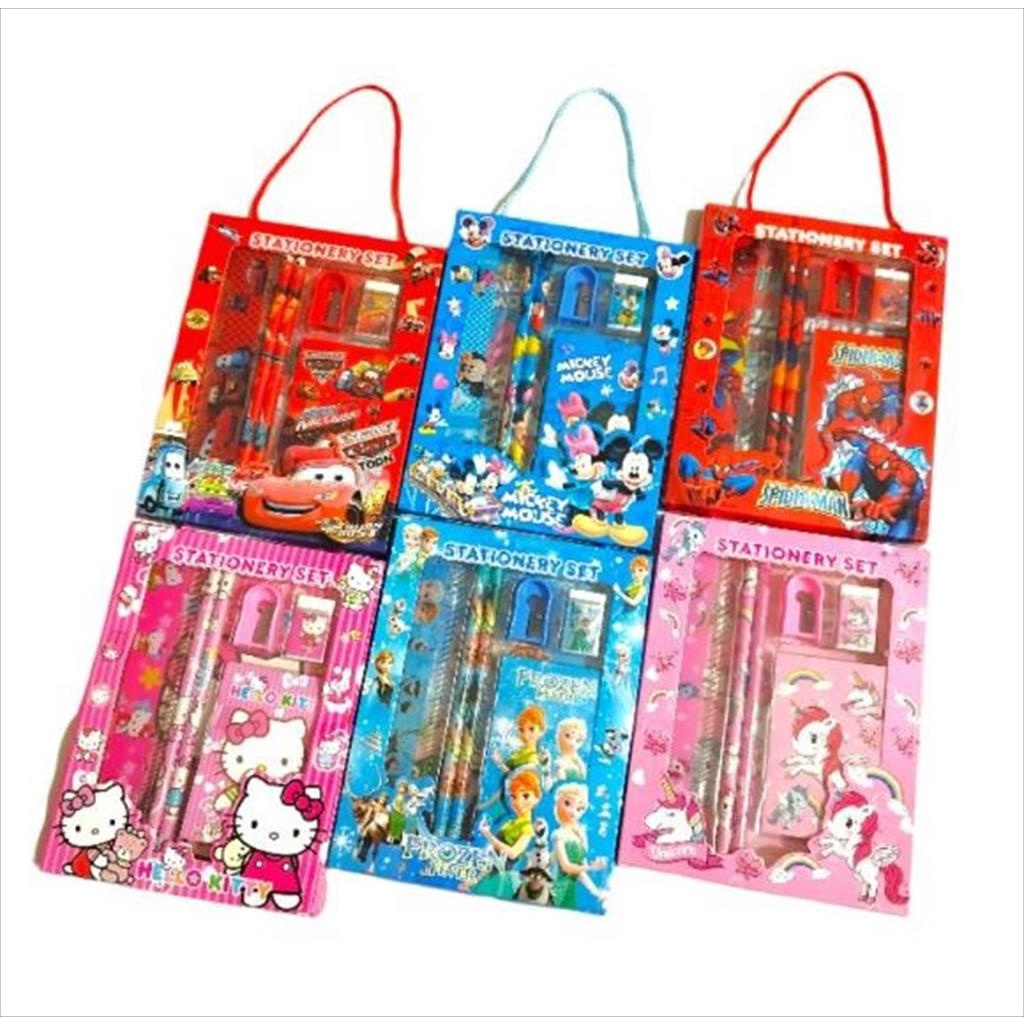 

Set Alat Tulis Anak Paket Sekolah Stationery set 6in1 kode 820