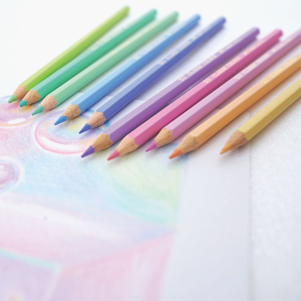 

RK Faber Castell Colour Pencils Pastel Hexagonal Set 10 / Pensil Warna Faber Castel Pastel 10 Warna