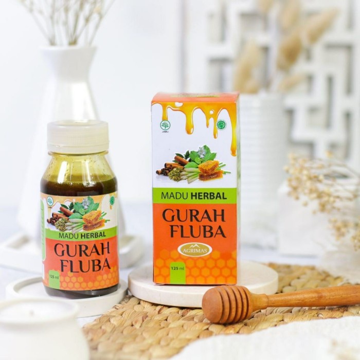 

HIU Madu Herbal Gurah Fluba - Flu Pilek Batuk