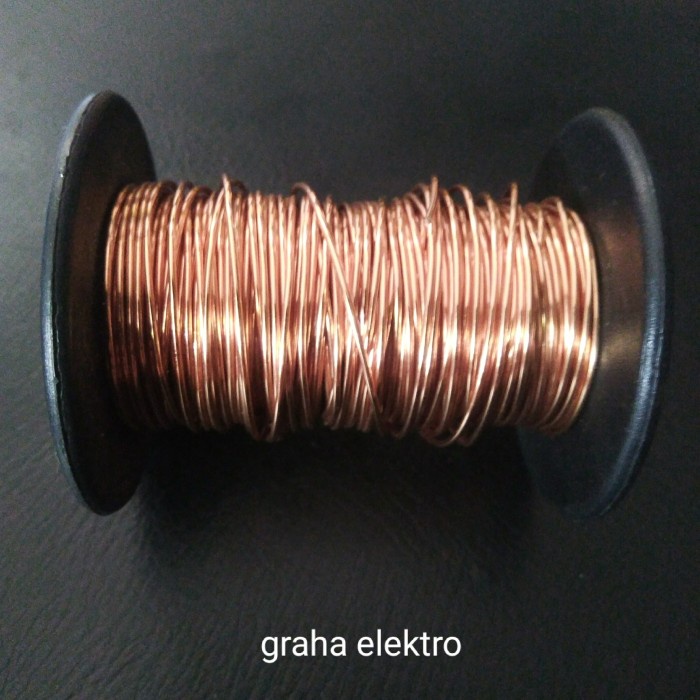 0,15 0.15mm 0.15 mm kawat tembaga email enamel radio spoel coil audio Tyas Elektro