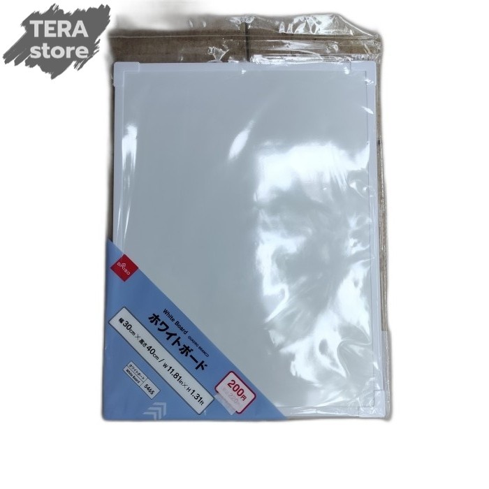 

daiso papan tulis white board 30 x 40 cm dapat ditempel magnet