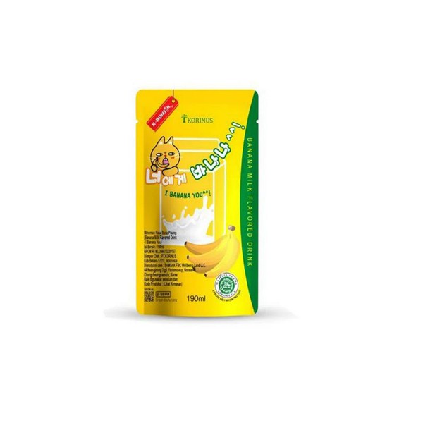 

K-BUNSIK Banana Milk Flavored Drinks [190mL]
