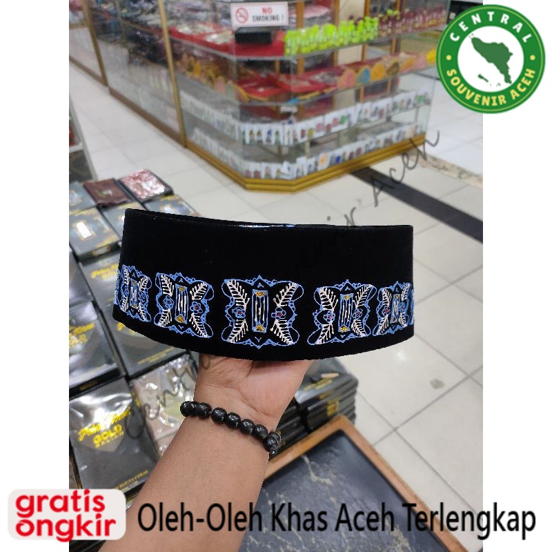 peci/SONGKOK beldu khas Aceh | peci etnik aceh