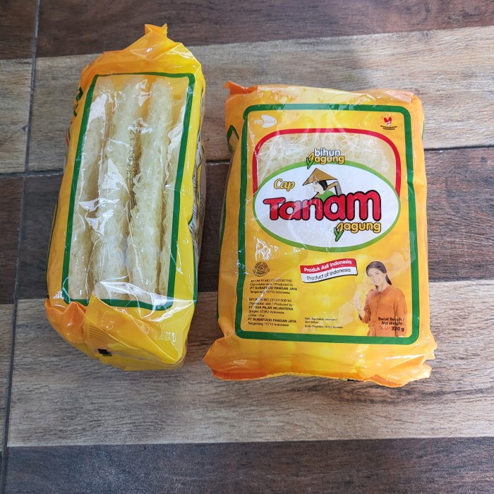 

BIHUN 320 G JAGUNG BIHUN CAP TANAM JAGUNG