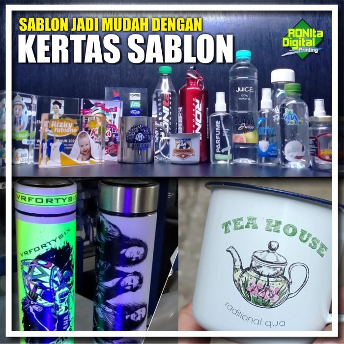 

[New] Jasa Cetak Kertas Sablon RONIta A3 (30x40Cm) - White Only Ct