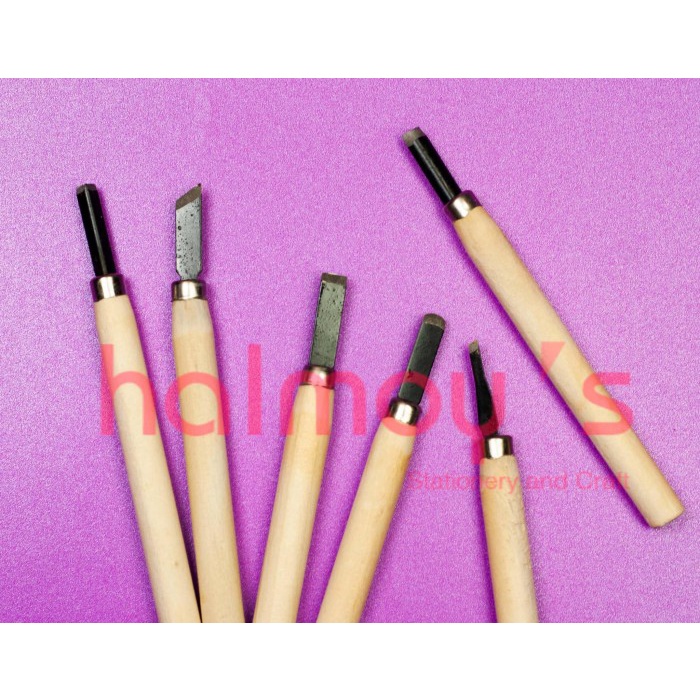 

WOOD CARVING / ALAT PAHAT / CUKIL KAYU 6 SET