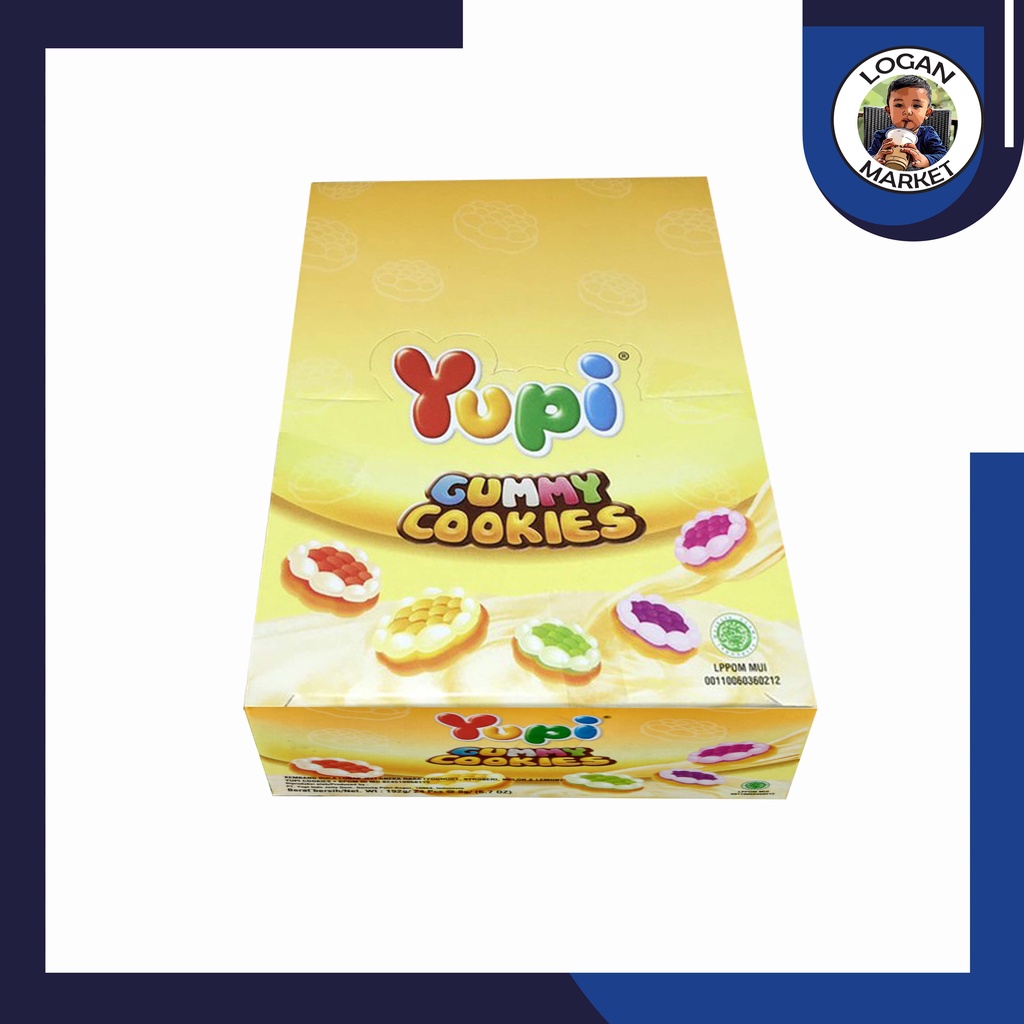 

Permen Yupi Gummy Cookies Box Isi 24Pcs 24 Pcs