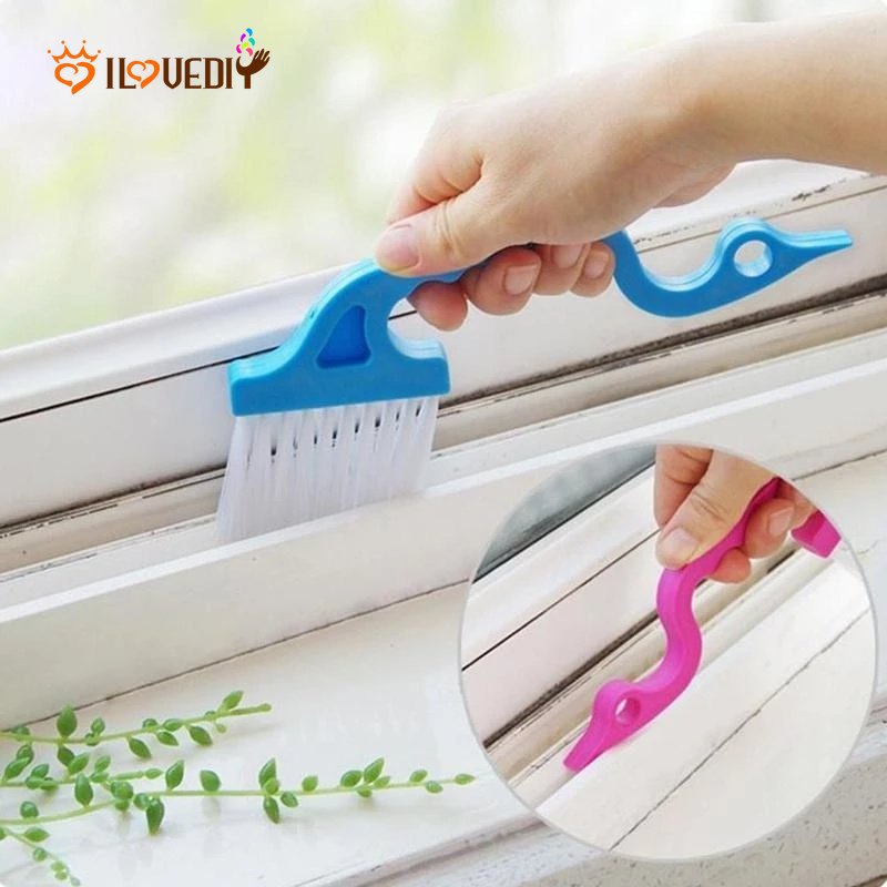 Hot Sale/Sikat Pembersih Toilet Alur Jendela Bentuk Angsa Dengan Gagang Panjang/Rumah Tangga Multifungsi Deep Clean Sill Celah Scrub Brushes Scraper Aksesori Pembersih Kamar Mandi