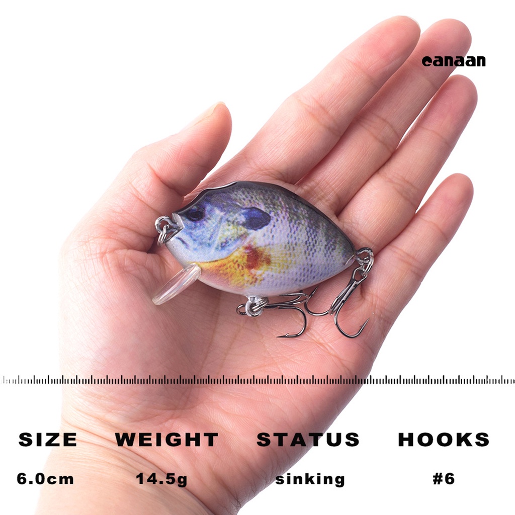 Cnn-6cm 14.5g Umpan Buatan Simulasi Bentuk Realistis Reusable Sea Fishing Fake Lure Bait Angling Tackle