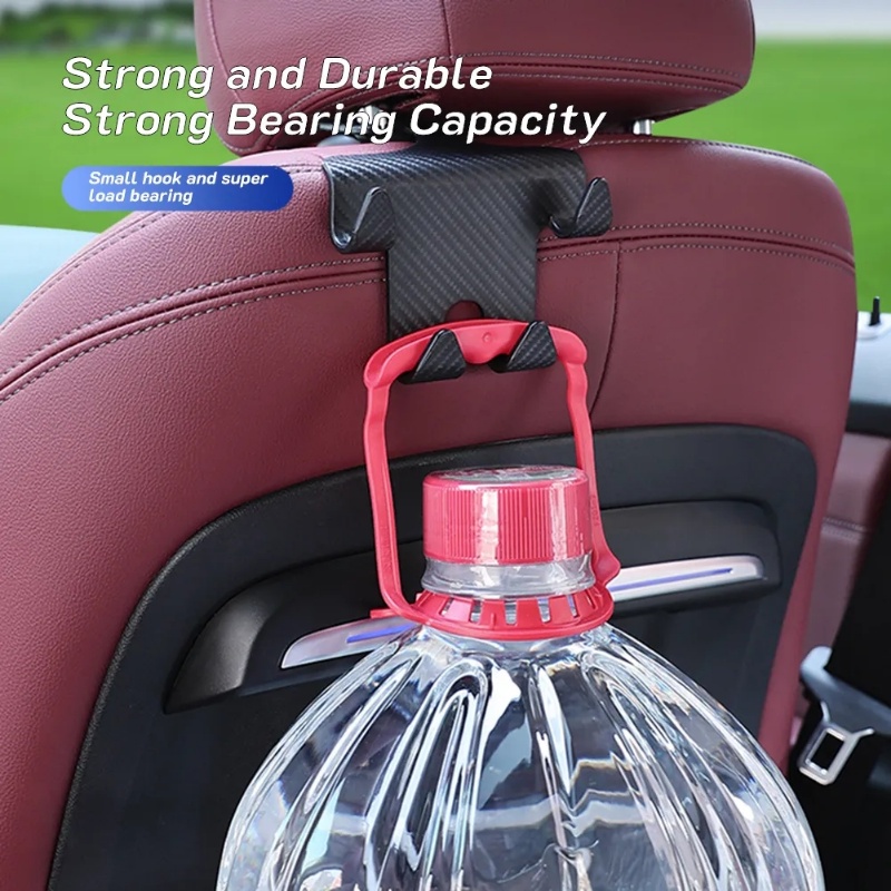 Portable Car Seat Mounted ABS Strong Load-bearing Hook/Rak Gantung Penyimpanan Ponsel Otomotif/Tas Serbaguna Kendaraan Atur Kait