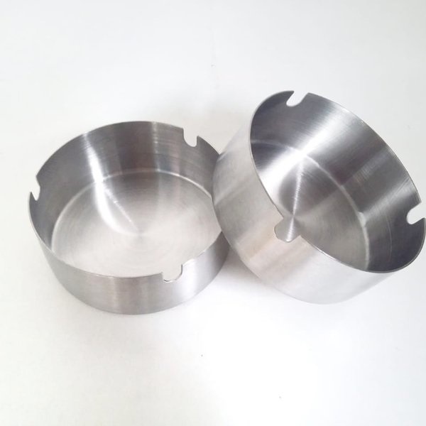 Asbak Mangkok Bulat Tempat Abu Rokok Stainless Steel Ashtray 113