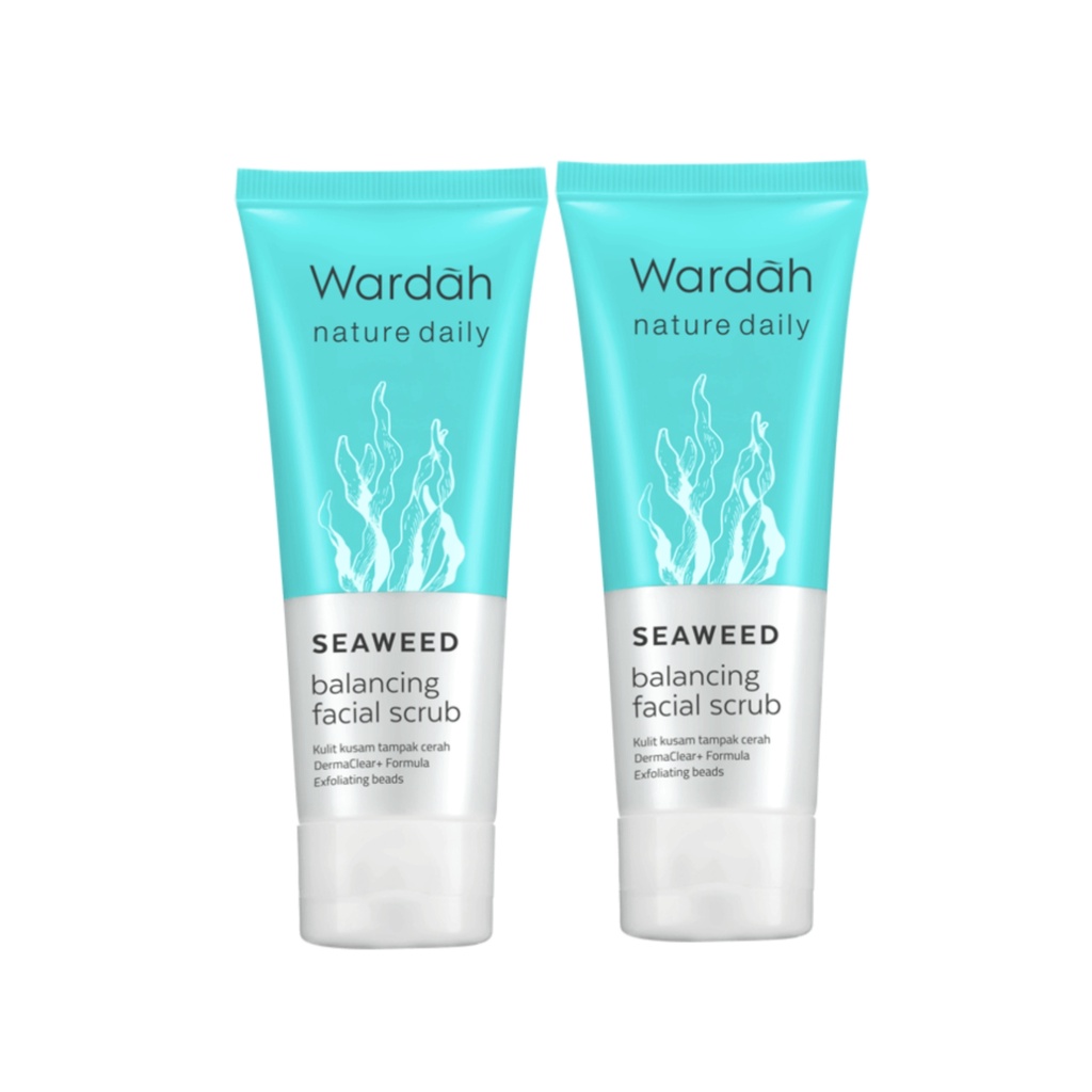 WARDAH Nature Daily Seaweed Balancing 60ml - Facial Scrub