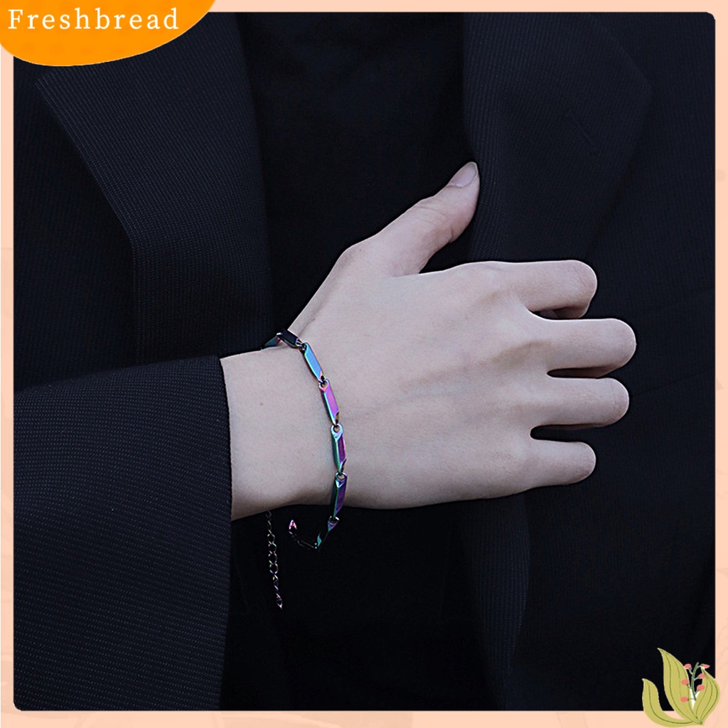 &lt; Freshbread &gt; Proses Quenching Gelang Sederhana Tidak Alergi Rantai Daun Fashion Gelang Tangan Dekorasi