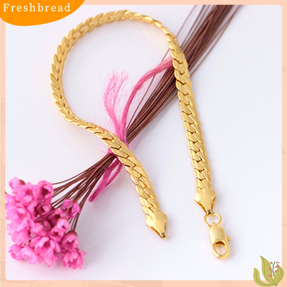 &lt; Freshbread &gt; Pria Wanita DIY Perhiasan Tangan Butik Fashion Rantai Samping Pesta Tanggal Gelang