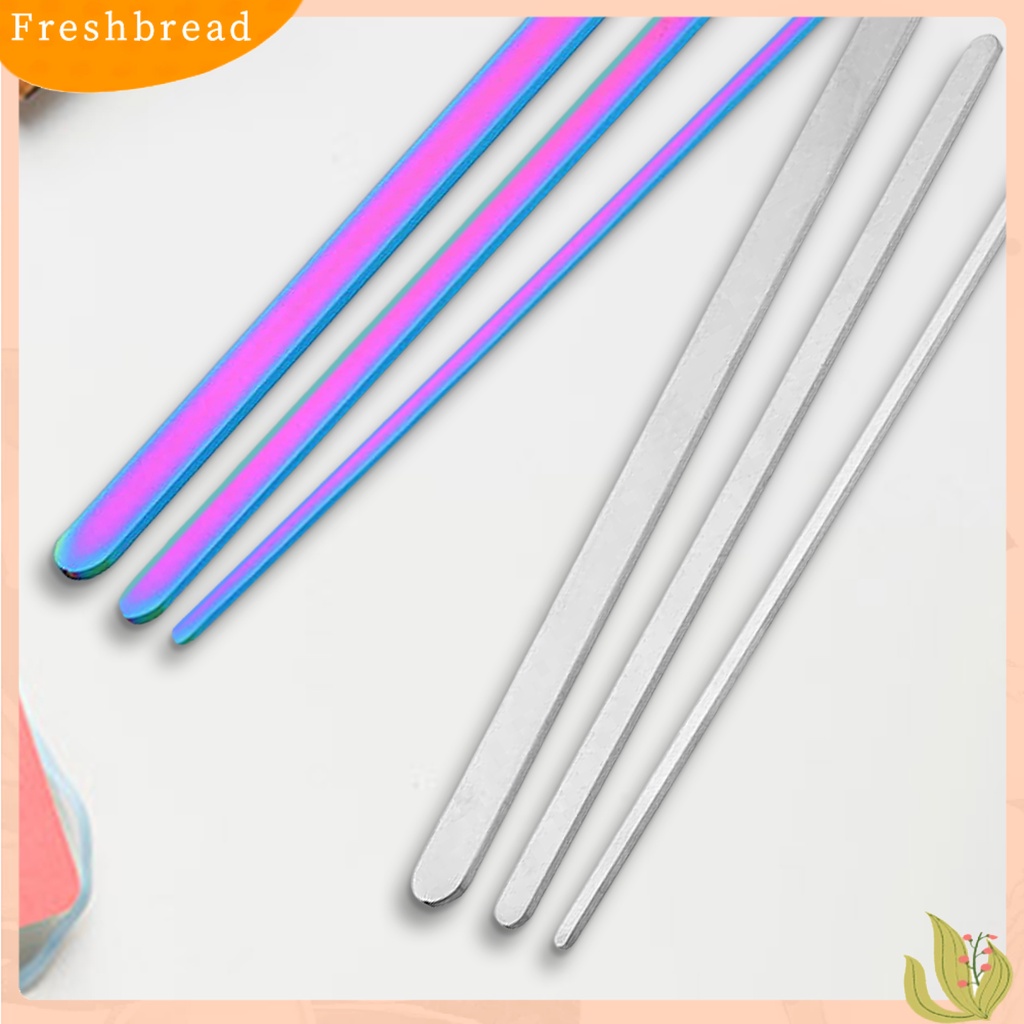 &lt; Freshbread &gt; Cuff Bangle Daya Tahan Tinggi Karat-Bukti Stainless Steel Stamping Ukiran DIY Kosong Manset Gelang Dekorasi Hadiah Ulang Tahun