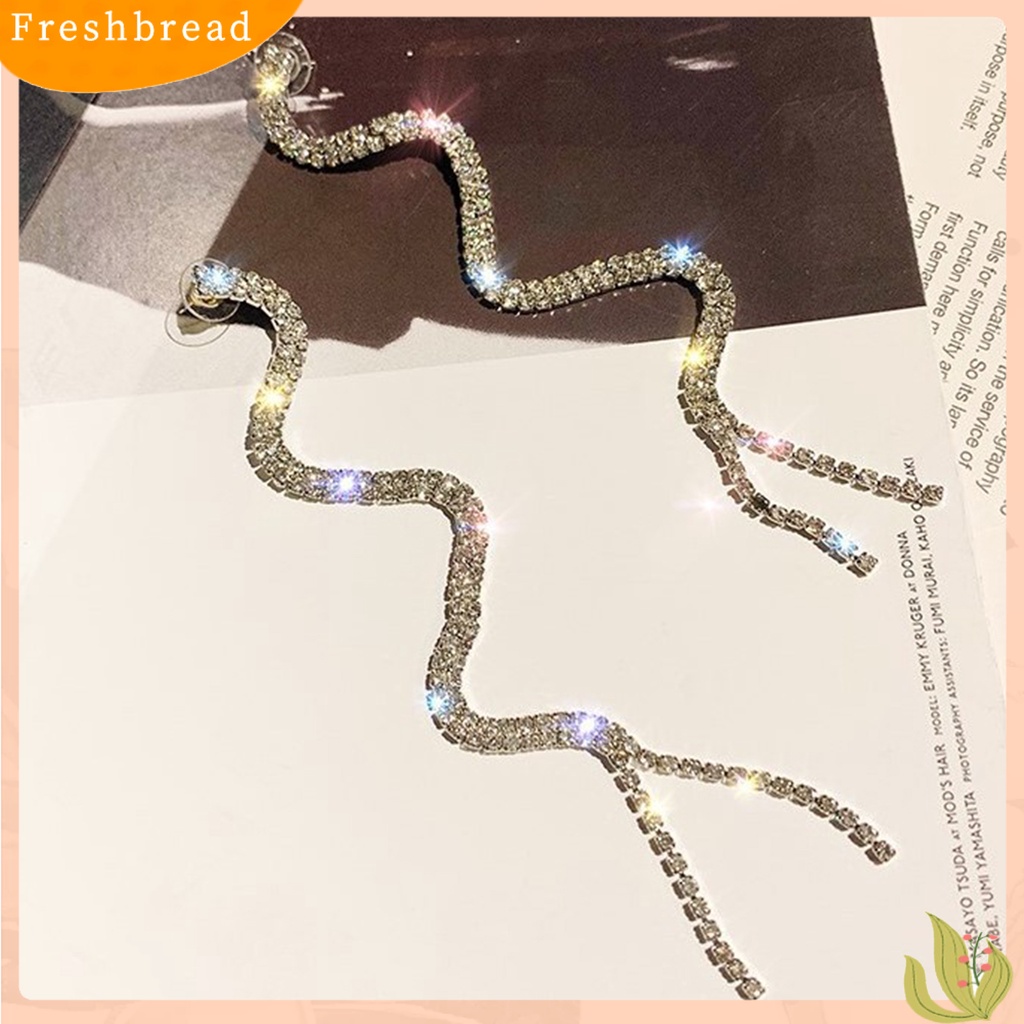 &lt; Freshbread &gt; 1pasang Ear Stud Berlebihan Hias Anting Stud Bentuk Ular Untuk Liburan