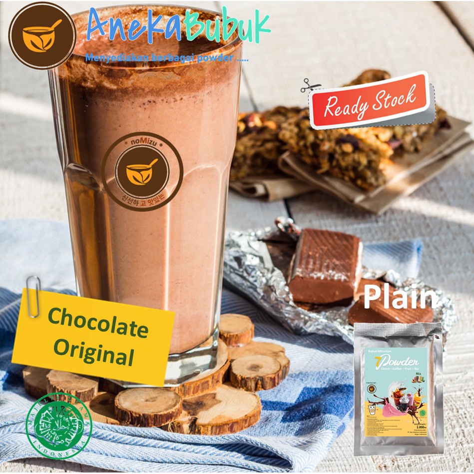 

[Ready-Stock] BUBUK MINUMAN PLAIN COKLAT 1kg - SERBUK MINUMAN RASA COKLAT - CHOCO POWDER DRINK