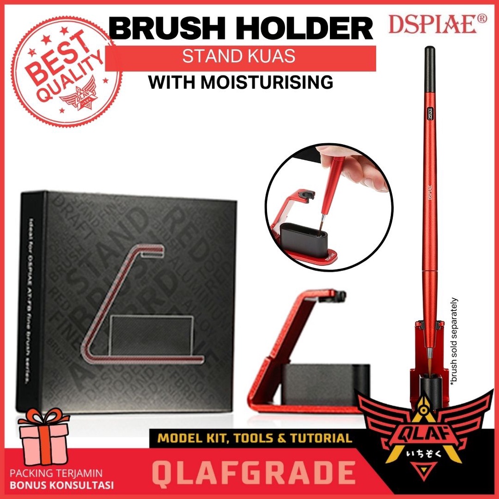 MOISTURISING BRUSH HOLDER stand kuas mencegah kuas cepat kering dspiae