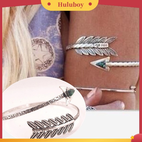 {Ready Stock} Wanita Swirl Spiral Tribal Arrow Upper Arm Cuff Bangle Gelang Armlet Jewelry