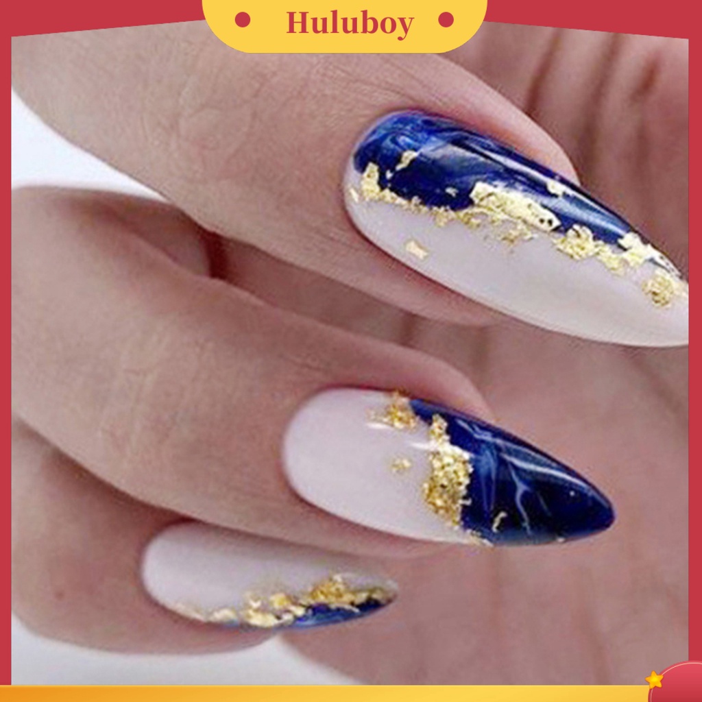 {In Stock} 1kotak Paku Sequin Bersinar DIY Desain Kertas Foil Fashion Nail Manicure Decor Untuk Profesional