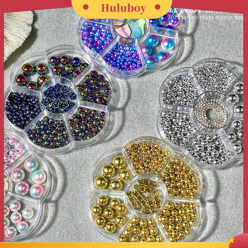 {In Stock} 1kotak3 /5 /6 /8 /10mm Kuku Faux Pearl Tiga Dimensi Mengkilap Gloss DIY Mini Setengah Bulat Mutiara Imitasi Kerajinan Nail Art Decor Manicurist Supply