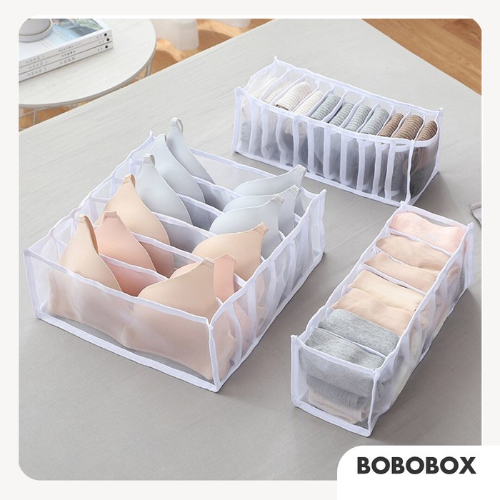 BOBOOX Kotak Penyimpanan Storage Box Organizer Baju Tempat 7 Sekat 2B