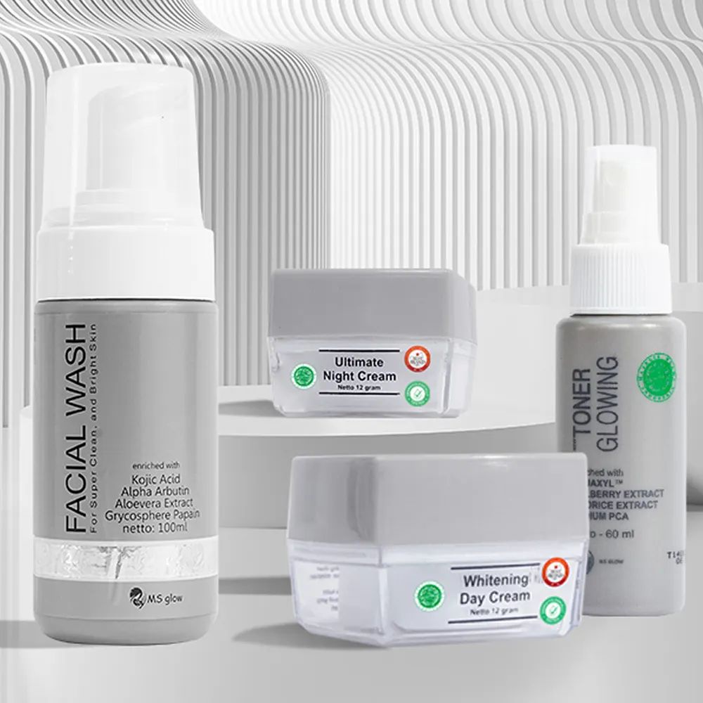 Paket MS GLOW Ultimate atau Flek GRATIS ONGKIR  untuk Menghilangkan Flek bandel dan Hitam
