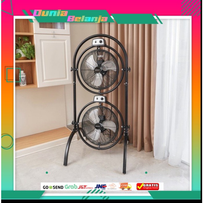 Krisbow Kipas angin Double 40 Cm Kipas angin industrial Double Fan