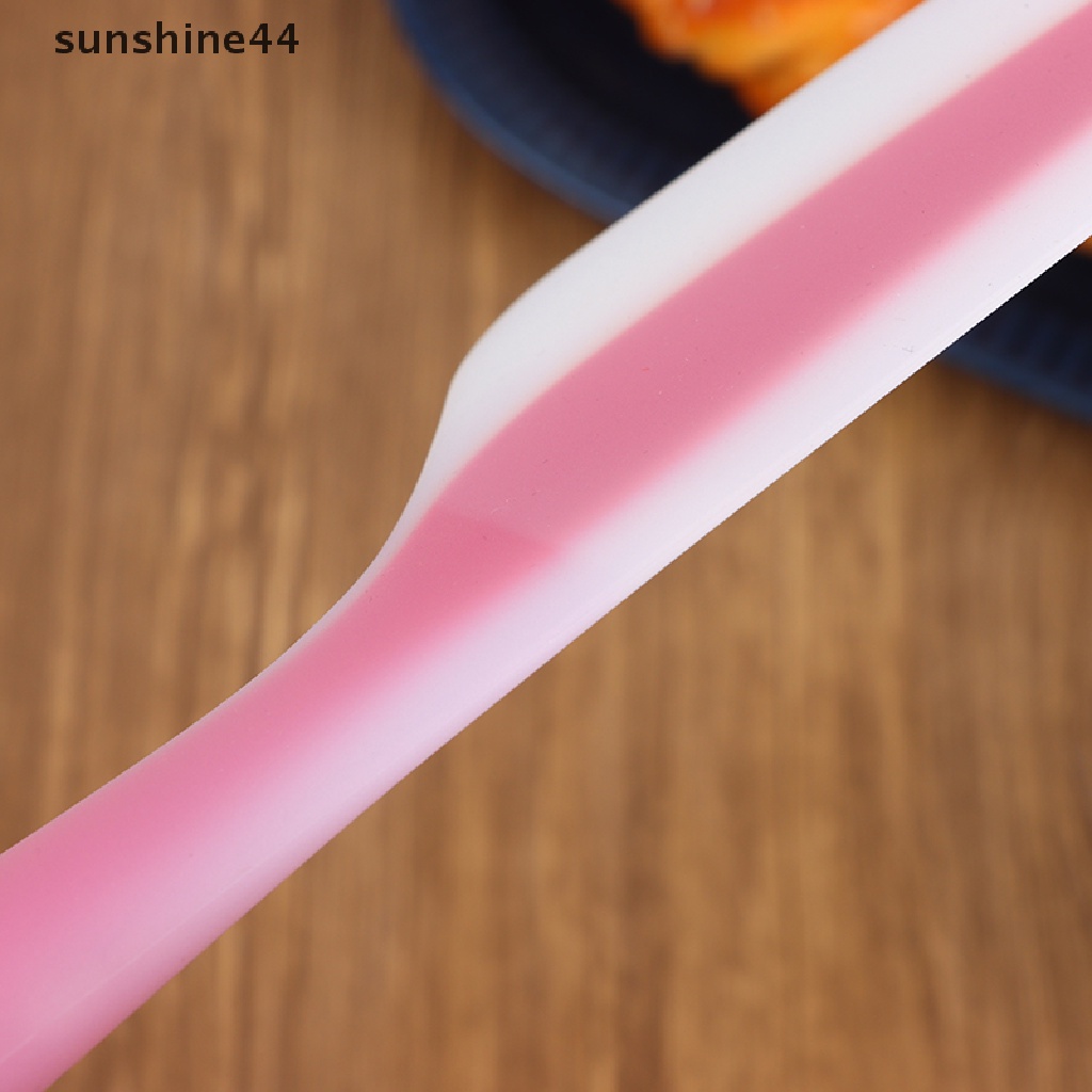 Sunshine 1Pc Spatula Krim Kue Tembus Anti Lengket Omelette Spatula Butter Scraper ID