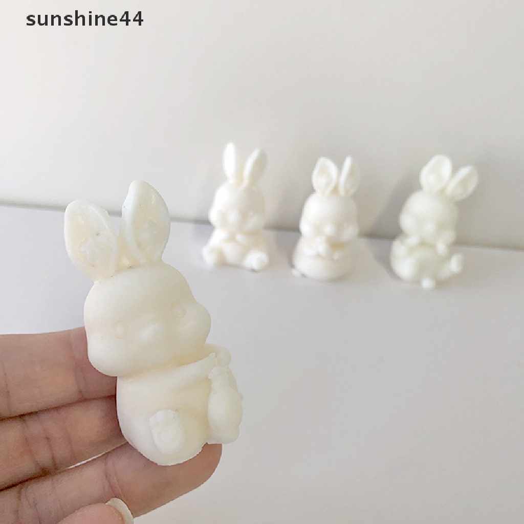 Sunshine Easter Cute Rabbit Silicone Mold DIY Cetakan Kue Coklat Dekorasi Kue ID