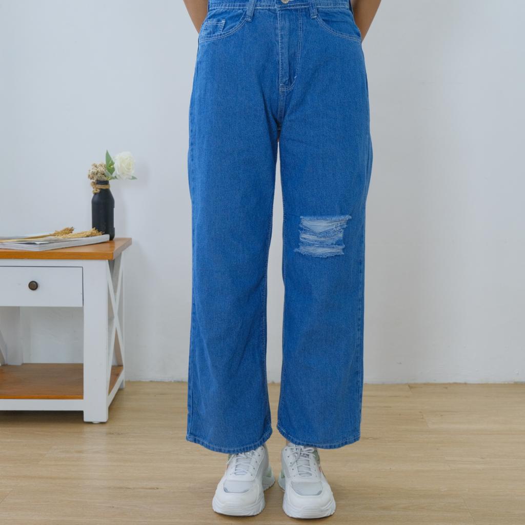 KULOT JEANS RAISA / CELANA WANITA KULOT JEANS DENIM PREMIUM / CELANA WANITA IMPORT TEBAL