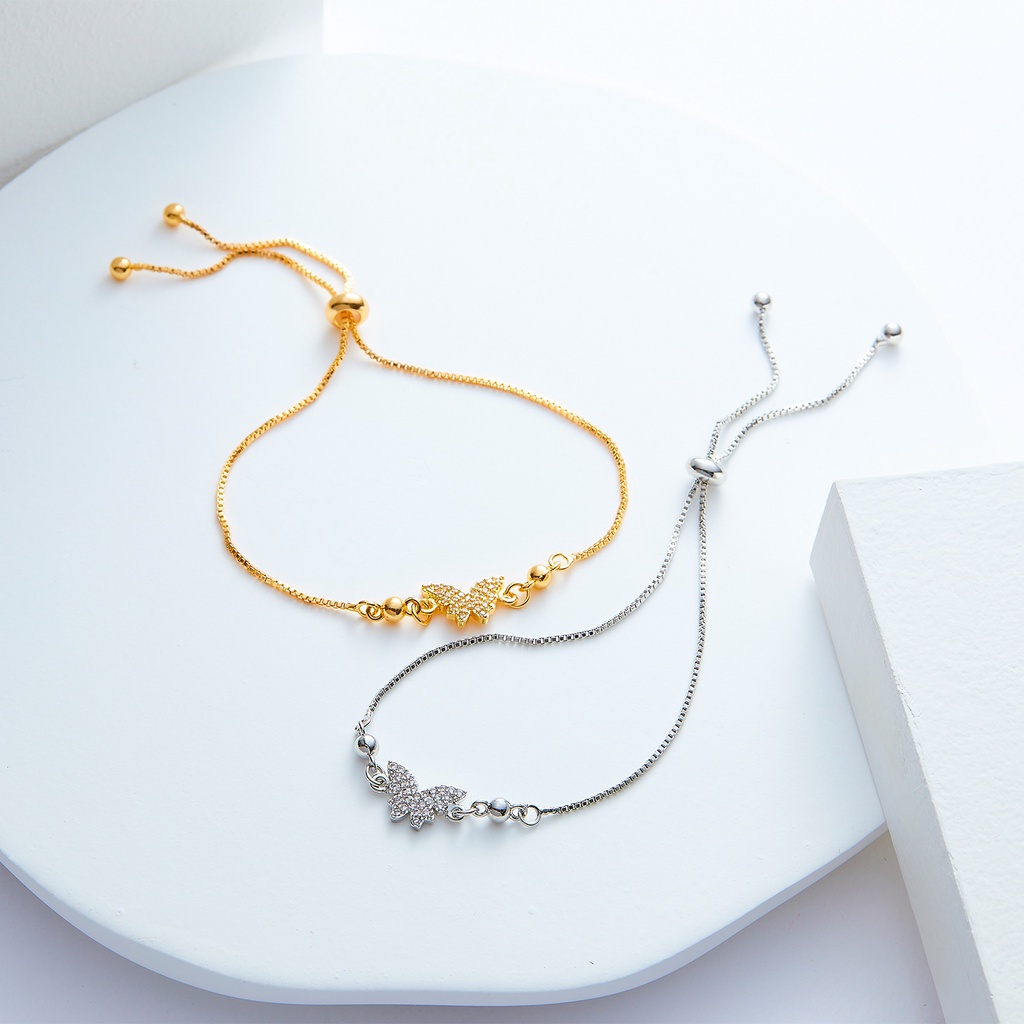 Hyl Jewelry 221B Couple Gelang Titanium Wanita Bangle Bracelet Terbaru Anti Karat Dan Keroncong Lilit Asli Silver Terbaru Tdk Luntur Selamanya Lapis Emas Original Pria Ori Import