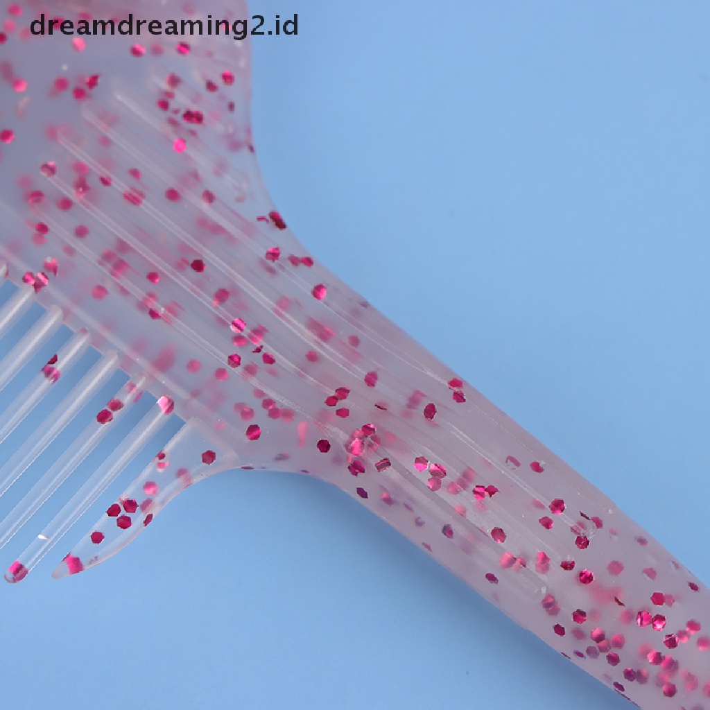 (hot) Pro Salon Hair Color Sikat Pewarna Rambut Sisir Pewarna Rambut Akar Hair Bleach Tint Brush//