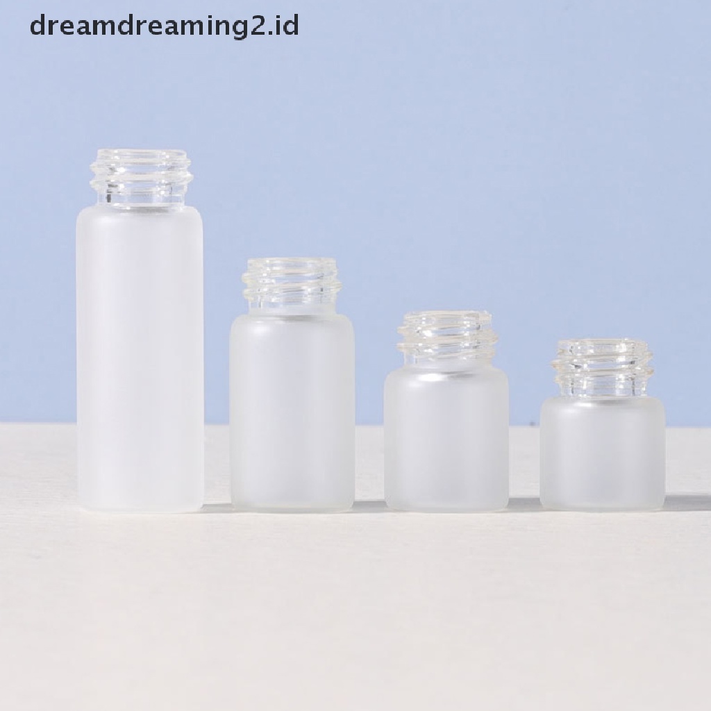 (hot) 5pcs 1per2/3/5ml Botol Pipet Kaca Frosted Botol Kosong Toples//