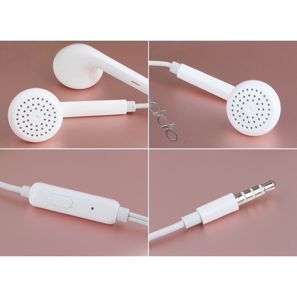 EARPHONE OPPO R9 HANDSFREE HEADSET EARPHONE JACK 3.5MM PACK