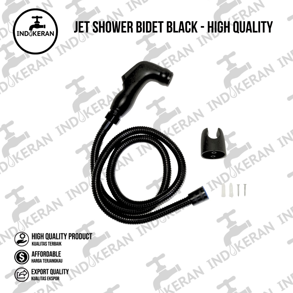 INDOKERAN - Jet Shower Bidet Black - High Quality